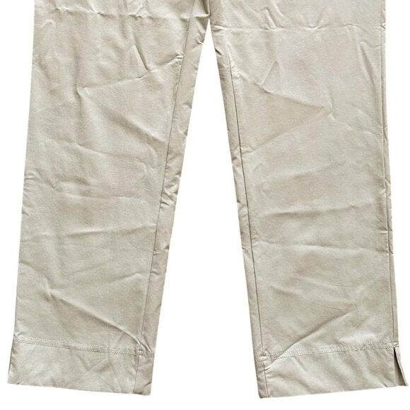 Hiverlay Pants Womens Large Khaki Golf Stretch Elastic Waist Performance Travel - Picture 10 of 11